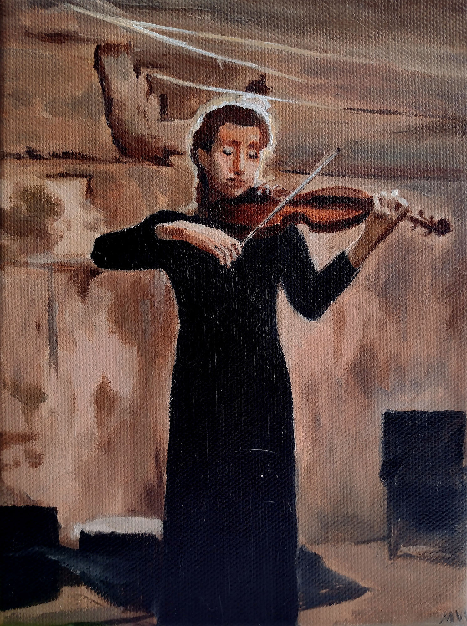 Violinist, Underground